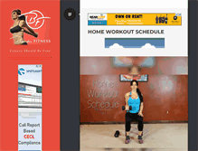 Tablet Screenshot of benderfitness.com